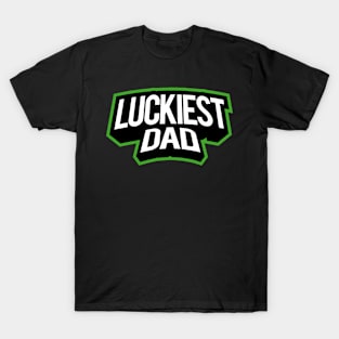 Luckiest Daddy Lucky Men T-Shirt